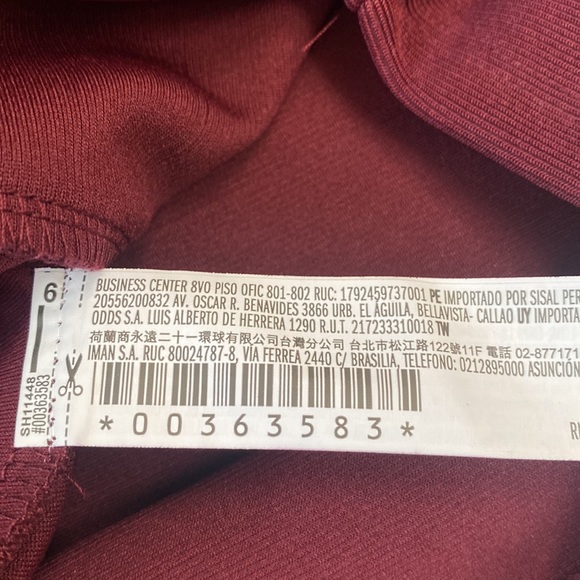 (B17) Forever 21+ Midi Knit dress - cal burgundy, Size 2X, NWT - Picture 8 of 9